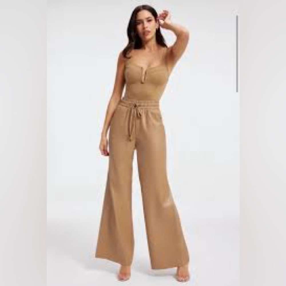 Good American faux leather pants XL